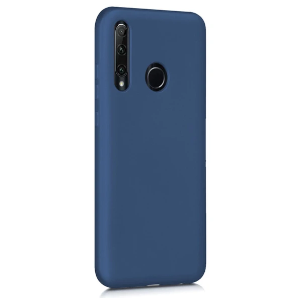 Huawei P40 Lite E Kılıf Liquid İçi Kadife Lansman Velvet Silikon - 9