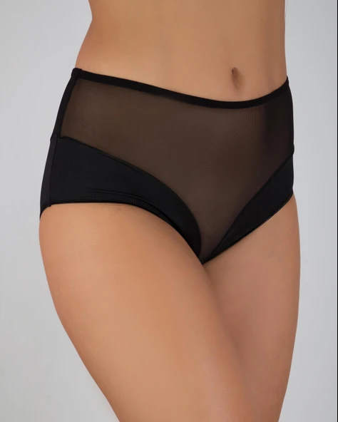 G-Box 923 Kadın Breathing Yüksek Bel Hava Alan Rahat Tül Külot - 2