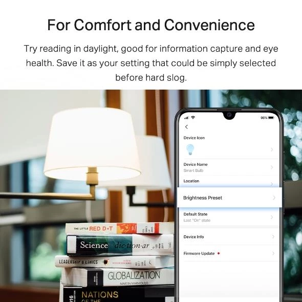 TP-LINK Tapo L520E Tapo Akıllı Wi-Fi Ampul, Gün Işığı ve Işık Şiddeti Ayarlanabilir - 4