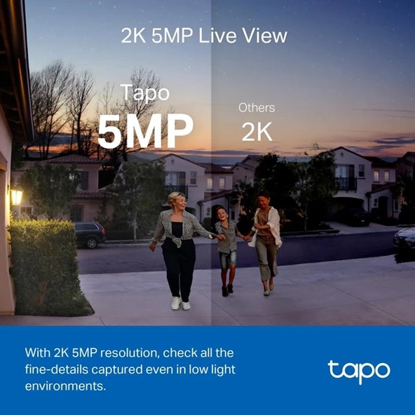 TP-LINK Tapo D230S1 Tapo Akıllı ve Pilli Görüntülü Kapı Zili - 3