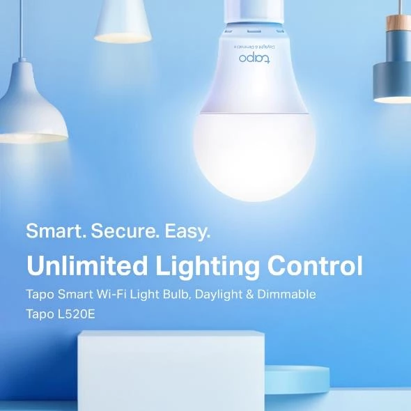 TP-LINK Tapo L520E Tapo Akıllı Wi-Fi Ampul, Gün Işığı ve Işık Şiddeti Ayarlanabilir - 2