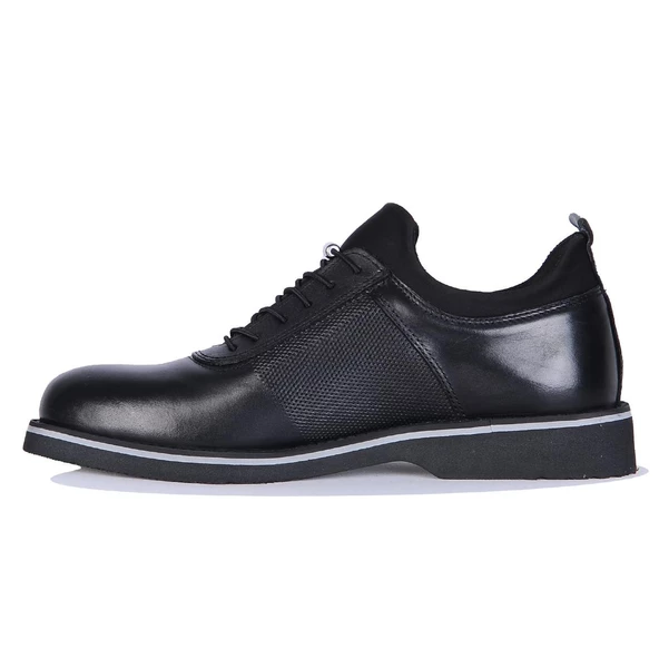 Pierre Cardin 63603 Exclusıve Siyah Deri Erkek Casual Ayakkabı - 3