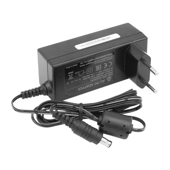 Powermaster PM-6436 12 Volt - 1.5 Amper - 18 Watt 5.5*3.0 Mm İğneli Uç PlastikKasa Priz Tipi Adaptör - 2