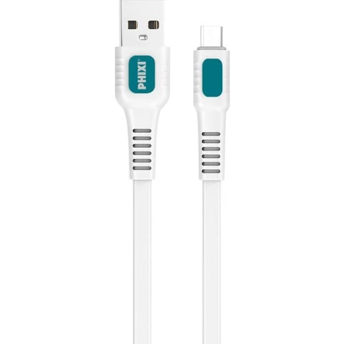 Phixi Force  Yassı ve Güçlendirilmiş Micro USB Şarj ve Data Kablo