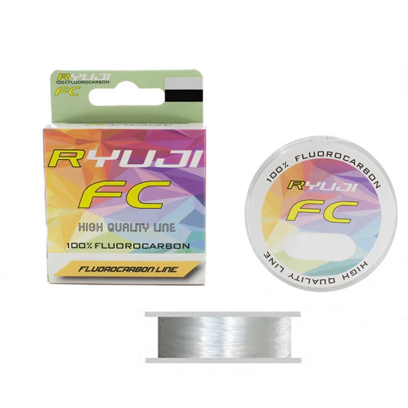 Ryuji %100 Fluoro Carbon 0,23mm 50m Misina  Standart 0.45