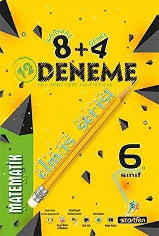 Startfen Yayınları 6. Sınıf Matematik Elmas Serisi 12 Deneme 8 Sarmal - 4 Genel