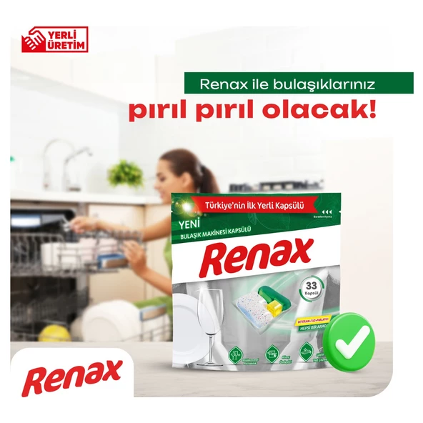 Renax Bulaşık Makinesi Kapsülü Hepsi Bir Arada 88 Li - 5