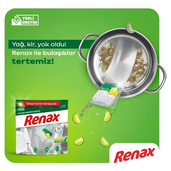 Renax Bulaşık Makinesi Kapsülü Hepsi Bir Arada 88 Li - 4