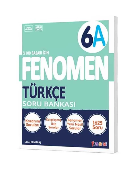 Fenomen Yayınları 6. Sınıf Türkçe A Soru Bankası