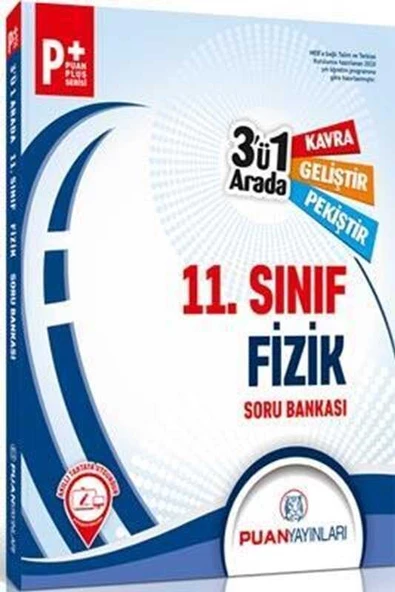 Puan Yayınları 11. Sınıf Fizik 3 ü 1 Arada Soru Bankası