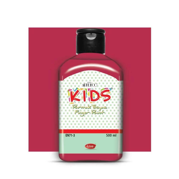 Artdeco Kids Parmak Boyası 500ml Kırmızı