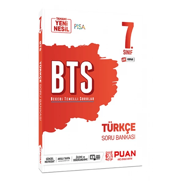 Puan Yayınları 7. Sınıf Türkçe BTS Beceri Temelli Soru Bankası