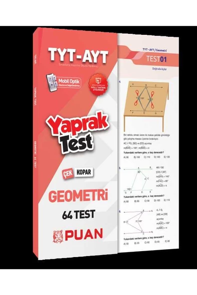 Puan Yayınları TYT AYT Geometri Yaprak Test