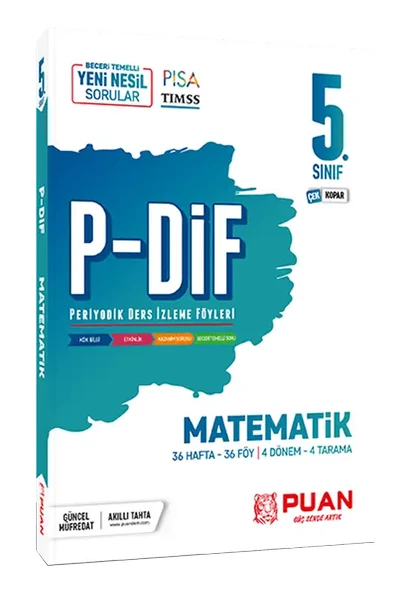 Puan Yayınları 5. Sınıf Matematik PDİF Konu Anlatım Föyleri