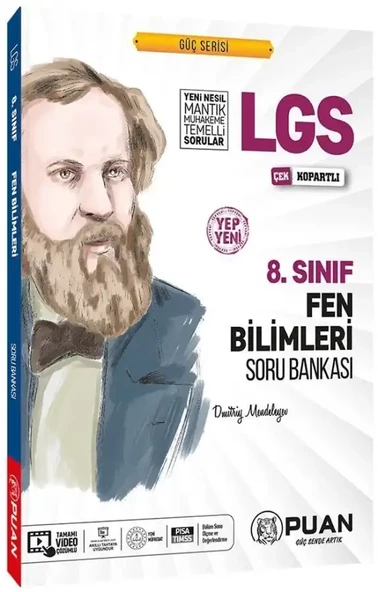 8. Sınıf LGS Fen Bilimleri Soru Bankası Puan Yayınları