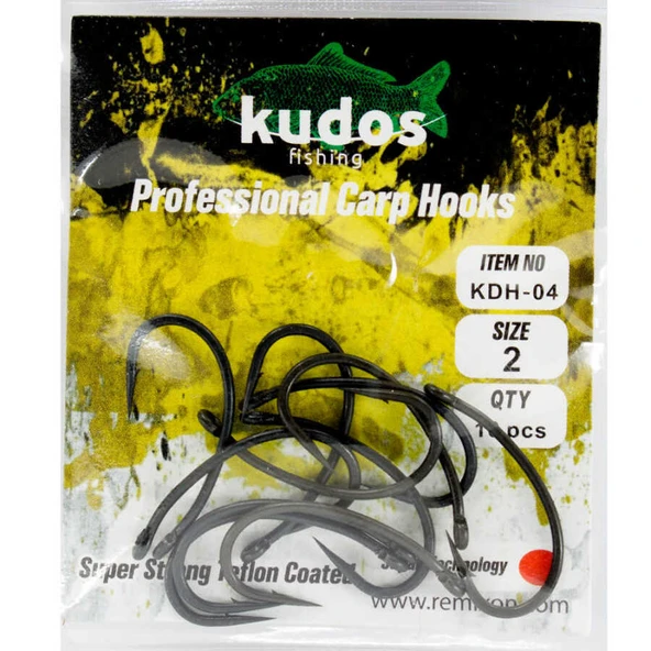 Kudos KDH-04 Sazan İğnesi (10 Adet)  Standart 02