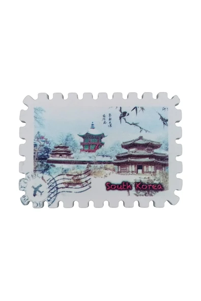 Güney Kore Temalı Pul Magnet - 3