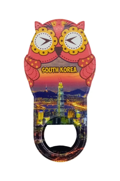 Güney Kore Temalı Baykuş Magnet Kapak Açacak - Resim 3