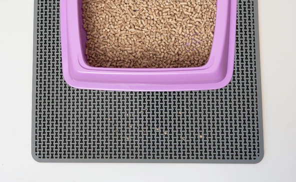 Decobella 65*45 Kedi Kumu Paspası Elekli Kedi Tuvalet Paspası Özel Tasarım - 3