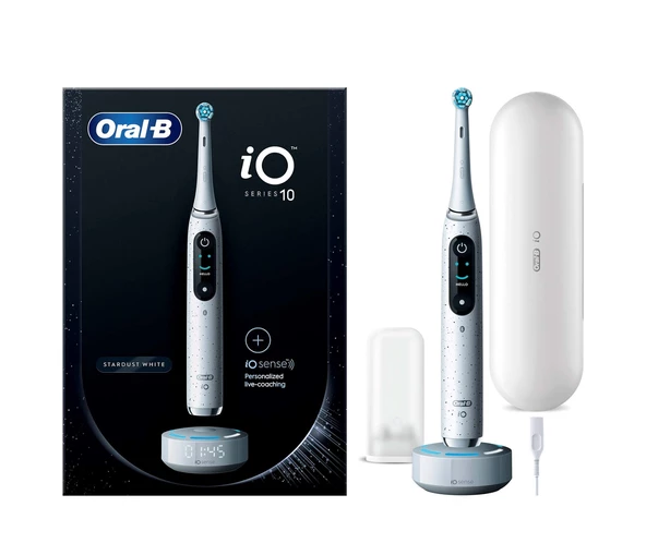 Oral-B iO 10 Stardust Beyaz Şarjlı Diş Fırçası