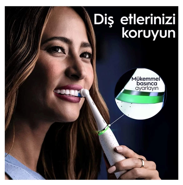 Oral-B iO 10 Stardust Beyaz Şarjlı Diş Fırçası - Resim 8