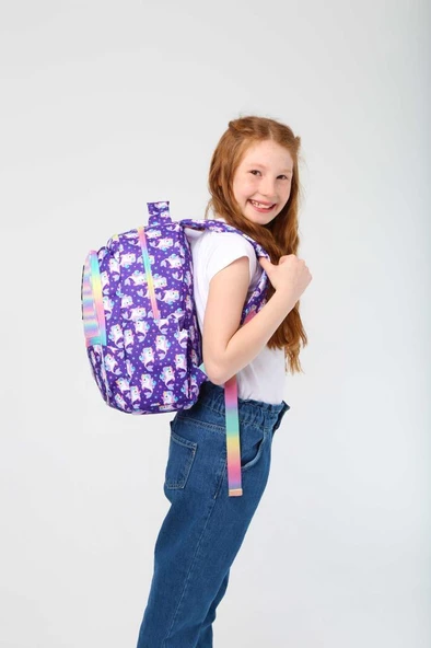 Kaukko Kids Sırt Çantası Rubber Unicorn L5152 - 3