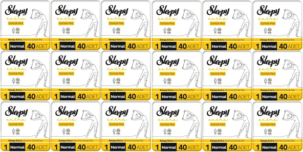 Sleepy Extra Günlük Ped Normal 720 Adet Mega Pk (18PK*40)