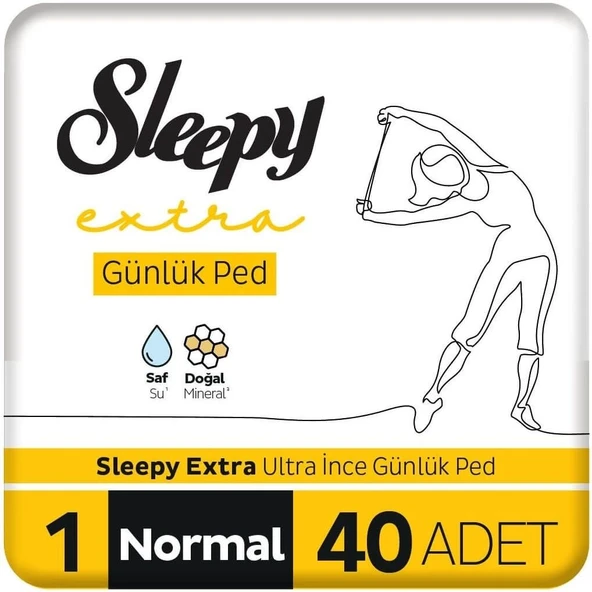 Sleepy Extra Günlük Ped Normal 120 Adet Mega Pk (3PK*40) - 3