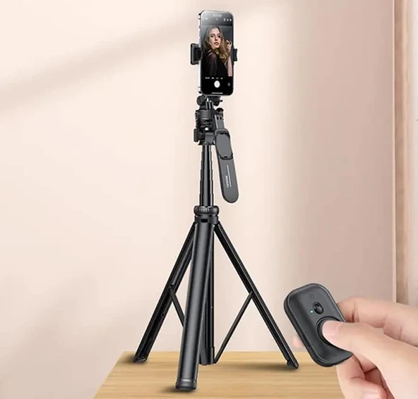 Yesido Sf17 360 Derece Bluetooth 5.0 Kontrollü 2m Tripodlu Selfie Gimbal - 4