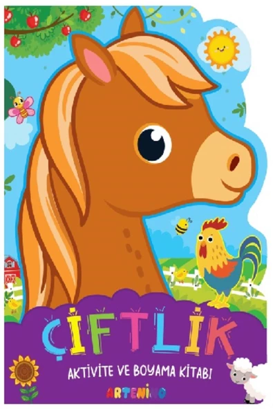 2+ YAŞ - AKTİVİTE VE BOYAMA KİTABI - ÇİFTLİK ürün görseli