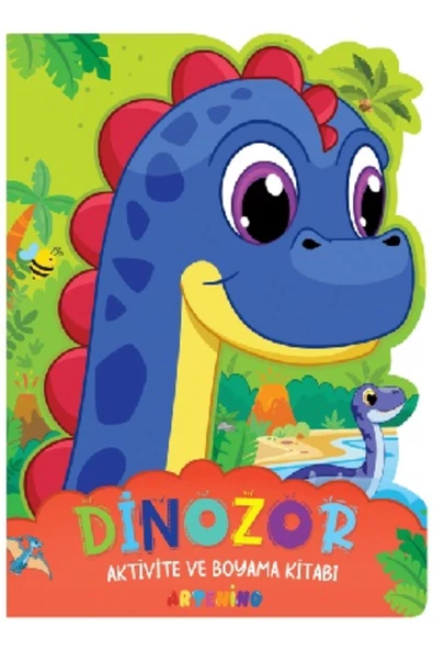 2+ YAŞ - AKTİVİTE VE BOYAMA KİTABI - DİNOZOR ürün görseli
