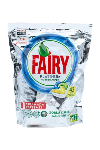 Fairy Platinum Bulaşık Makinesi Deterjanı Kapsülü Limonlu 43'lü - Resim 2
