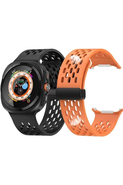 Galaxy Watch Ultra ile uyumlu Kordon Katlanabilir Toka Single Line Galaxy Watch Ultra Kayış - Resim 2