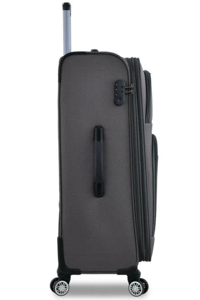 Fossil Ultra Light Kumaş Unisex Büyük Boy Valiz Gri FSL010 - 2