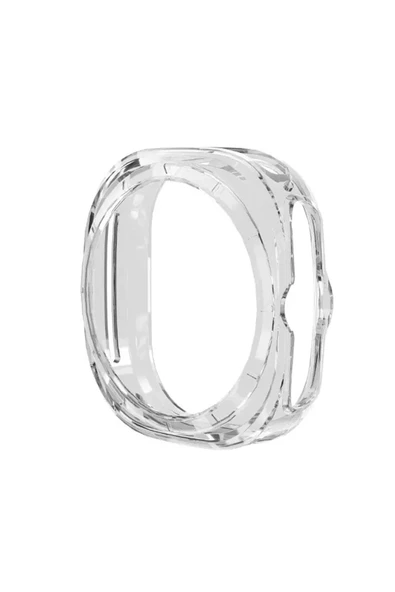 Galaxy Watch Ultra ile Uyumlu Ekran Çerçeve Koruma 47mm Önü Açık Silikon Kılıf Watch Ultra Koruma ürün görseli