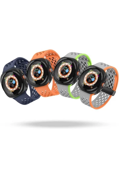 Galaxy Watch Ultra ile uyumlu Kordon Katlanabilir Toka Single Line Galaxy Watch Ultra Kayış - Resim 5