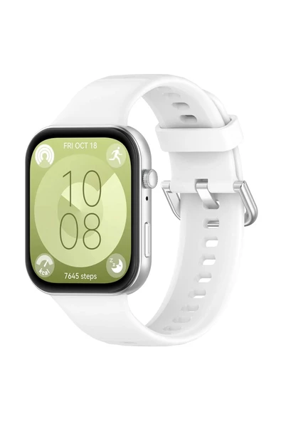 Huawei Watch Fit 3 ile uyumlu Saat Kayışı Ent Kaliteli Spor Saat Renkli Lagniappe Silikon Kordon - Resim 2