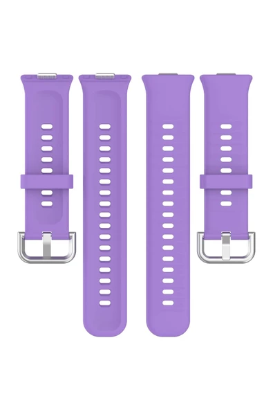 Huawei Watch Fit 3 ile uyumlu Saat Kayışı Ent Kaliteli Spor Saat Renkli Lagniappe Silikon Kordon - Resim 2