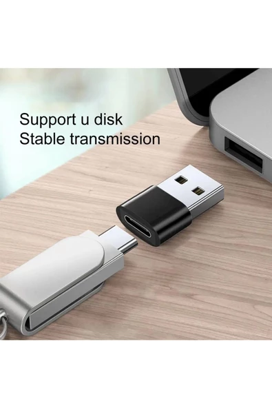 USB 2.0 to Type-C adaptörü USB Erkek Tip-c Dişi USB A to USB C Dönüştürücü RT8-A - 4