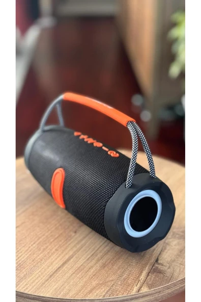 RGB Işıklı Kablosuz Speaker Bluetooth Hoparlör Taşıma İpli Type-C Şarj USB ve TF Kart Girişli  Pro 3 - Resim 6