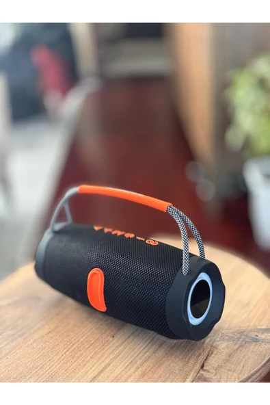 RGB Işıklı Kablosuz Speaker Bluetooth Hoparlör Taşıma İpli Type-C Şarj USB ve TF Kart Girişli  Pro 3 - Resim 4