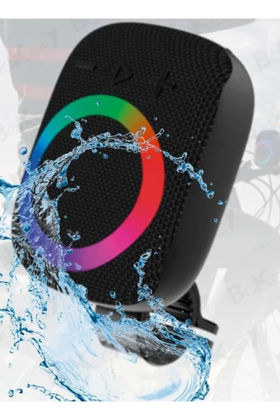 Speaker Bluetooth Bisiklet Gidon Uyumlu Kablosuz Hoparlör Suya Dayanıklı Android iPhone Uyumlu W-s3