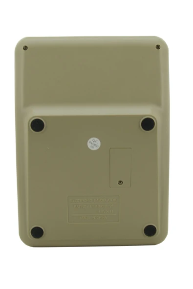 112 Steps Check ile 12 Haneli Geniş Ekranlı, Yumuşak Tuş Takımlı Hesap Makinesi CK-412 Kahverengi - Resim 6