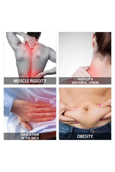 Masaj Aleti Kademeli 2000mah Batarya Derin Doku Kas Masaj Tabancası 4 Başlıklı F320 - Resim 3