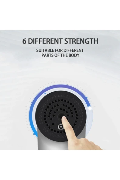 Masaj Aleti Kademeli 2000mah Batarya Derin Doku Kas Masaj Tabancası 4 Başlıklı F320 - Resim 4