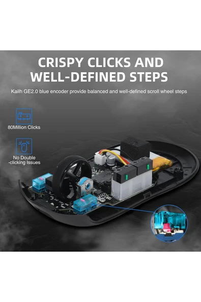 AJ139 PRO KABLOSUZ OYUNCU MOUSE PAW 3395 26000 DPI - 6