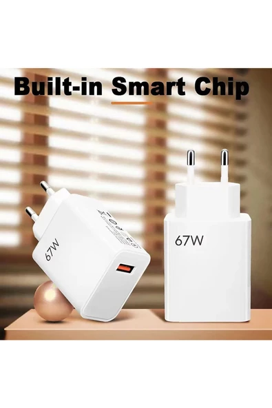 Type-C Kablolu Hızlı Şarj Cihazı Duvar Şarj Cihazı USB Çıkışlı Tablet ve Telefon Şarj Aleti TRW420 - Resim 2