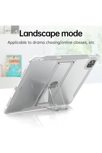 Şok Koruma Matepad SE 10.4 Uyumlu Tablet Kılıfı Darbelere Karşı Silikon Koruma Standlı Kılıf - Resim 2