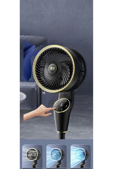 90cm Fan Led Ekranlı Kumandalı Vantilatör Ayarlanabilir 3 Farklı Boy CVR-MX45 - Resim 5