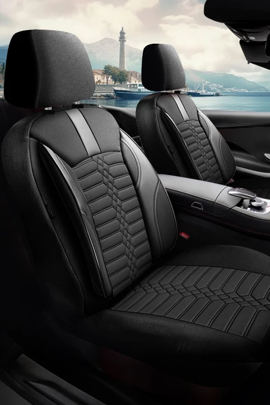 Panda Kılıf PANDA ATİNA SERİSİ JAKAR KUMAŞ OTO KOLTUK KILIFI - TAM SET - 9